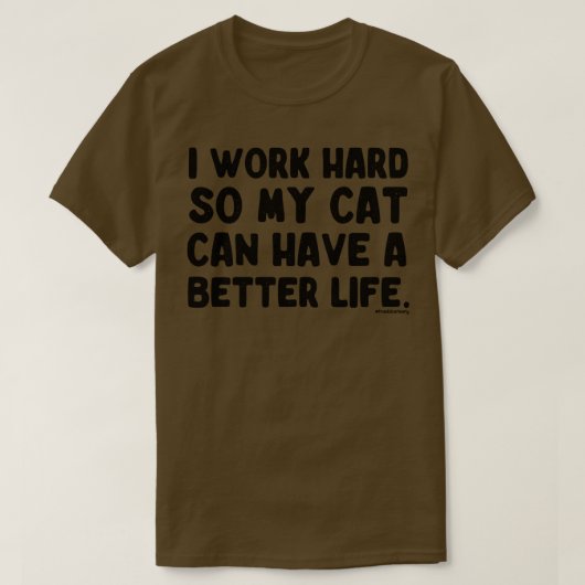 猫好き1 Tシャツ (デザイン正面)