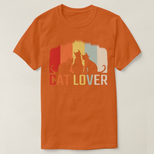猫好き2 Tシャツ (デザイン正面)