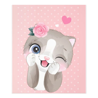 猫好き |かわいい子猫 フォトプリント           