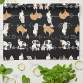 猫好き キッチンタオル (折り畳み)