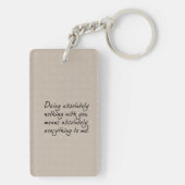 猫好き キーホルダー (裏面)