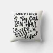 猫好き クッション (裏面)