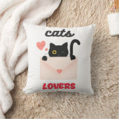 猫好き クッション (ブランケット)