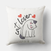 猫好き クッション (裏面)