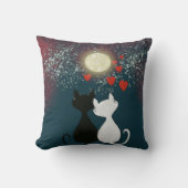 猫好き クッション (正面)