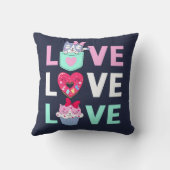 猫好き クッション (裏面)