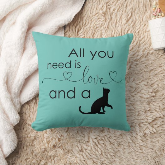 猫好き クッション (ブランケット)