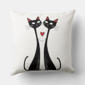 猫好き クッション (裏面)