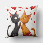 猫好き クッション (裏面)