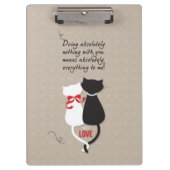 猫好き クリップボード (正面)