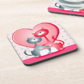 猫好き コースター (左側)