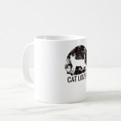 猫好き コーヒーマグカップ (正面左)
