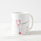猫好き コーヒーマグカップ (正面右)