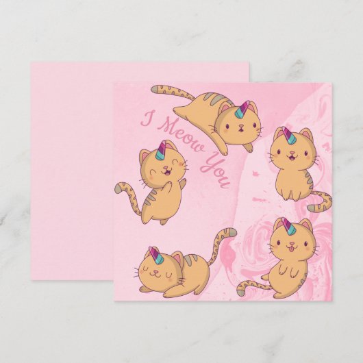 猫好き シーズンカード (正面/裏面)