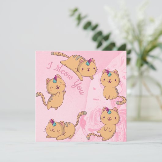 猫好き シーズンカード (スタンド正面)