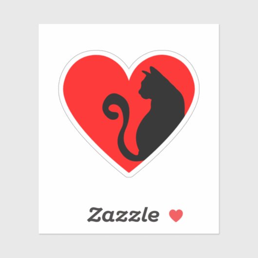 猫好き シール (シート)