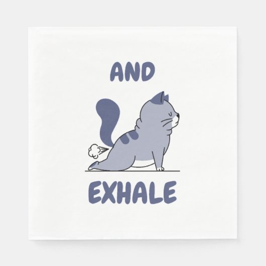 猫好き スタンダードランチョンナプキン (正面)