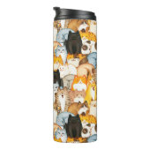 猫好き タンブラー (回転右)