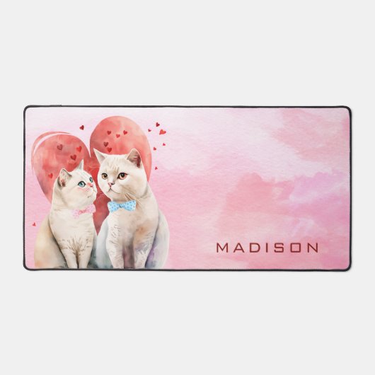 猫好き デスクマット (正面)