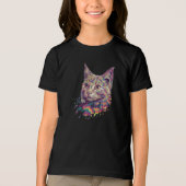 猫好き トライブレンドTシャツ (正面)