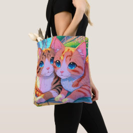 猫好き トートバッグ