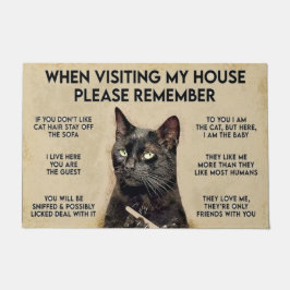 猫好き ドアマット