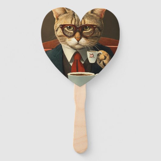 猫好き ハンドファン (裏面)