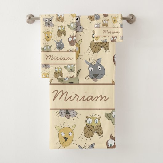 猫好き バスタオルセット (インサイチュ)