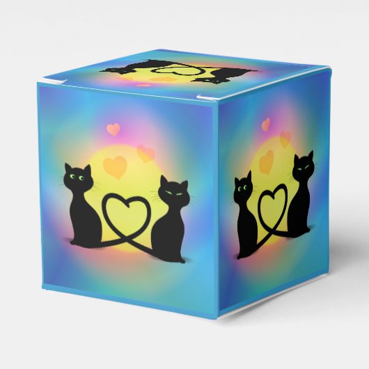 猫好き フェイバーボックス (正面サイド)