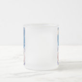 猫好き フロストグラスマグカップ (中央)