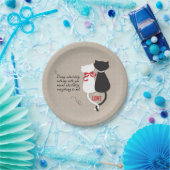 猫好き ペーパープレート (パーティー)