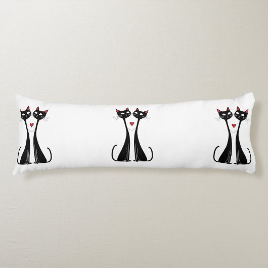 猫好き ボディピロー (正面)