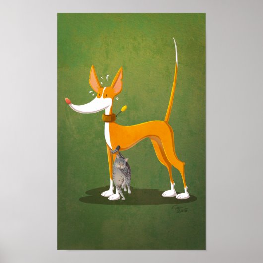 猫好き ポスター (正面)