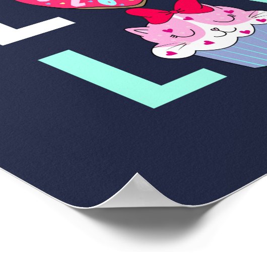 猫好き ポスター (角)