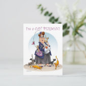 猫好き ポストカード (スタンド正面)