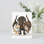 猫好き ポストカード (スタンド正面)