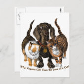 猫好き ポストカード (正面/裏面)