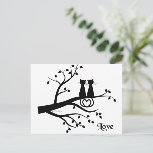 猫好き ポストカード (スタンド正面)