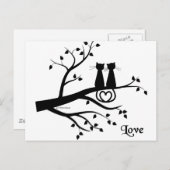 猫好き ポストカード (正面/裏面)