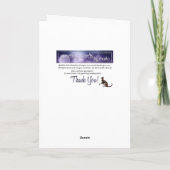 猫好き/ポープリントHappy Father's Day Card カード (裏面)