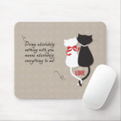 猫好き マウスパッド (マウス)