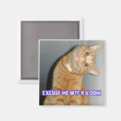 猫好き マグネット (正面/裏面)