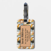 猫好き ラゲッジタグ (裏面縦)