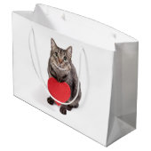 猫好き ラージペーパーバッグ (裏面アングル)