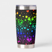 猫好き 保温保冷タンブラー (背面)