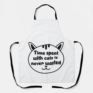 猫好き。猫と過ごす時間 エプロン