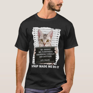 猫好き、猫ママのためのおもしろ猫ニップ Tシャツ