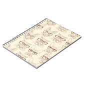 猫好き、目、眼鏡、眼科 ノートブック (左側)