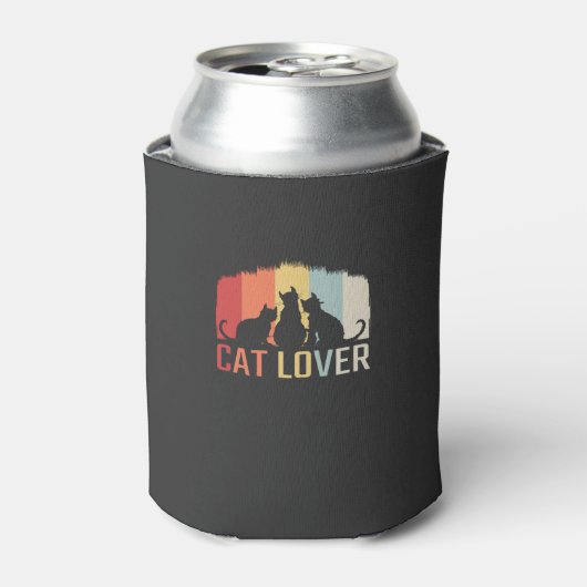 猫好き 缶クーラー (缶正面)