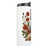 猫好き – 読かわいいケシ猫とボウ タンブラー (回転左)